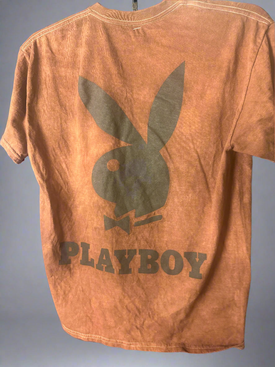 Brown Dyed Playboy T-Shirt