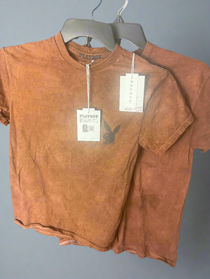 Brown Dyed Playboy T-Shirt
